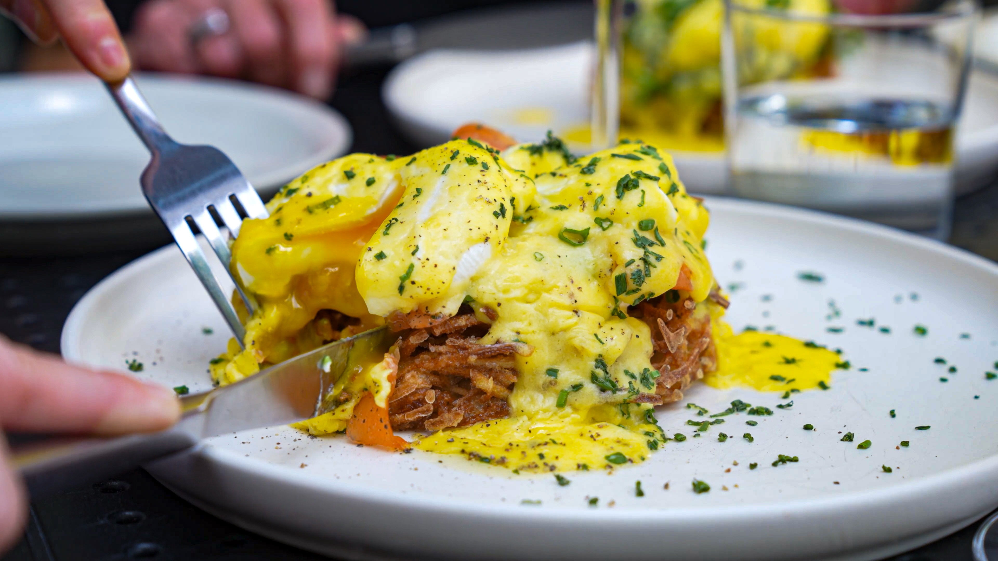 Eggs benedict at Bar Torino