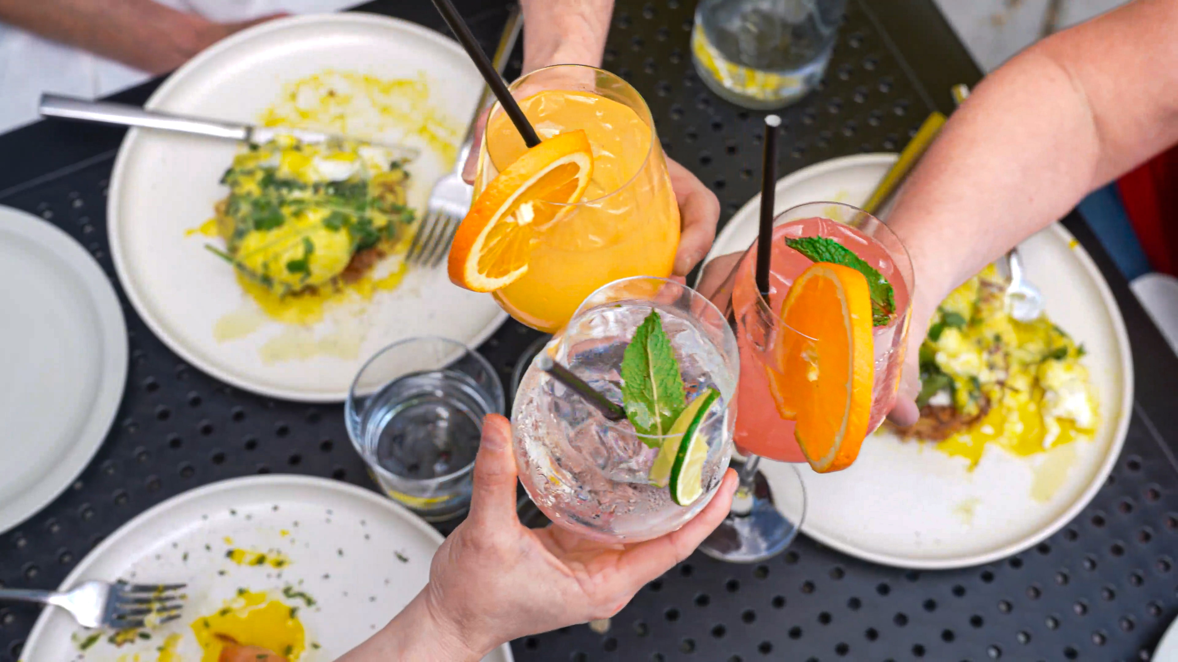 Weekend brunch drinks and plates at Bar Torino